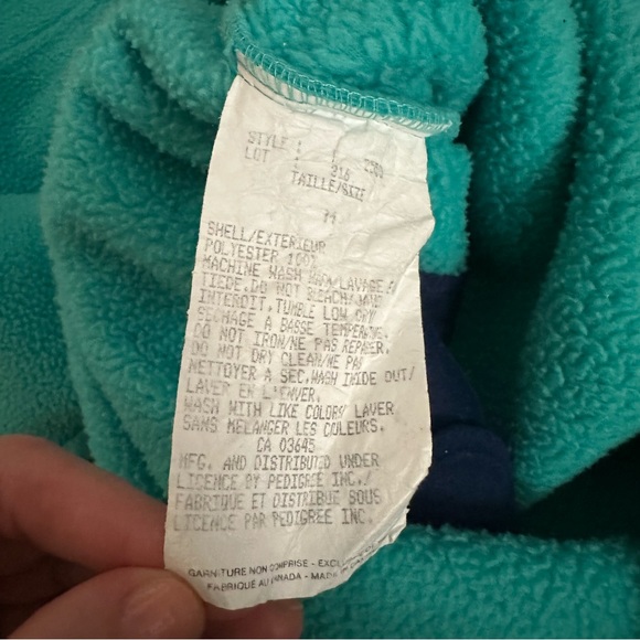 [SOLD] PATAGONIA VINTAGE 80’S FLEECE PULLOVER SWEATER SYNCHILLA MADE IN CANADA - Picture 3 of 7